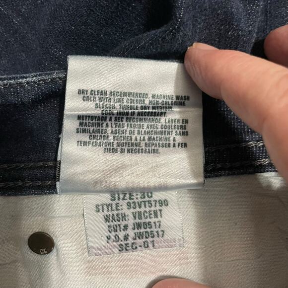 Joes Jeans Womens Size 29 Mid Rise Boot Cut Stretch Dark Wash Blue Denim Zip Fly - Picture 8 of 12